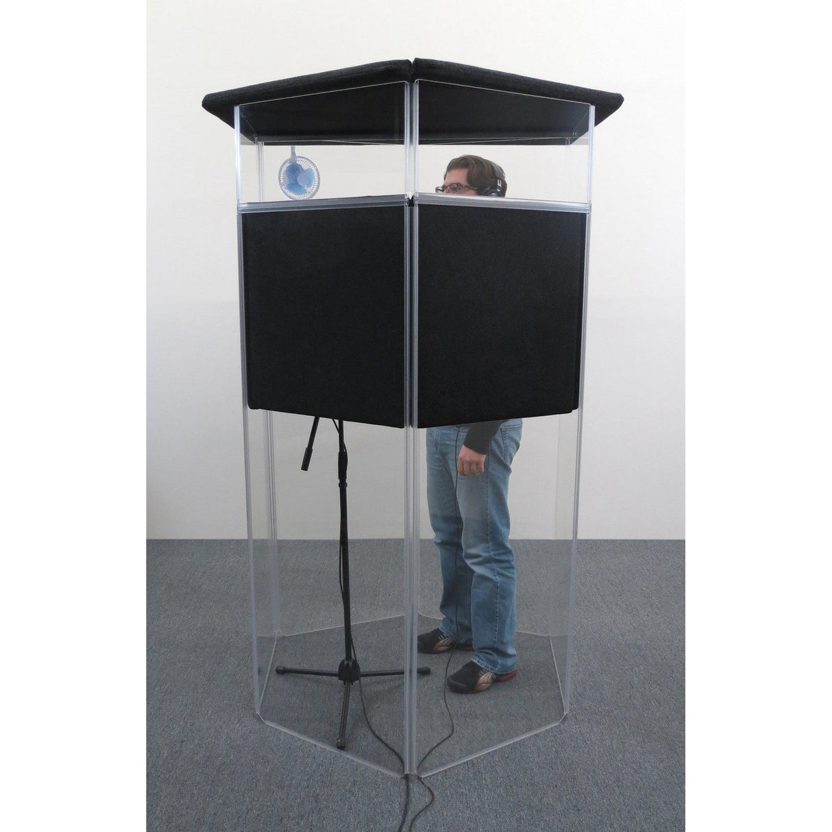 ClearSonic IPG IsoPac G Portable Isolation Booth, 60-70% Volume Reduction IsoPac J Portable Vocal Isolation Booth