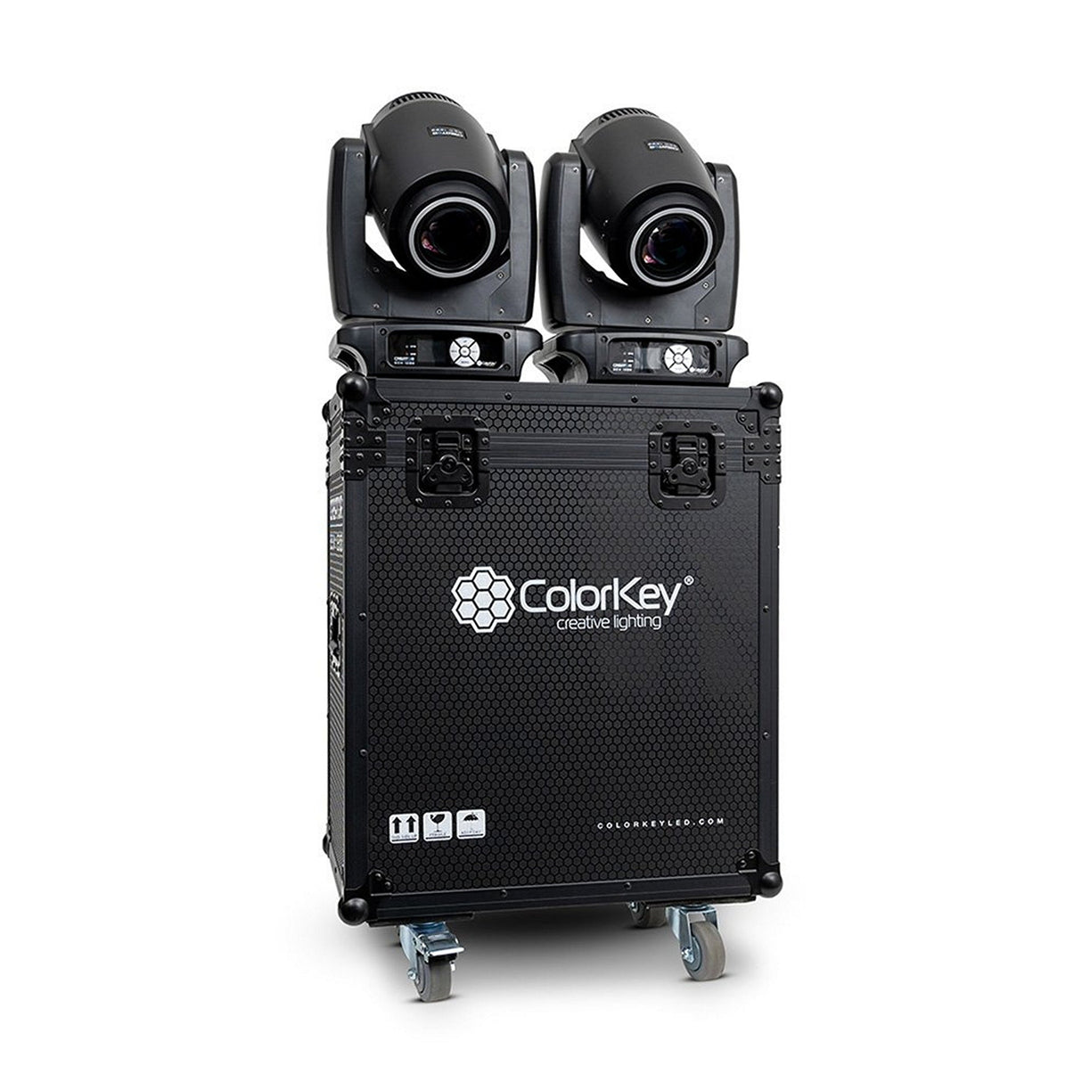 ColorKey 2-Piece Flight Case with Castors for Creator BSW 1200 Black