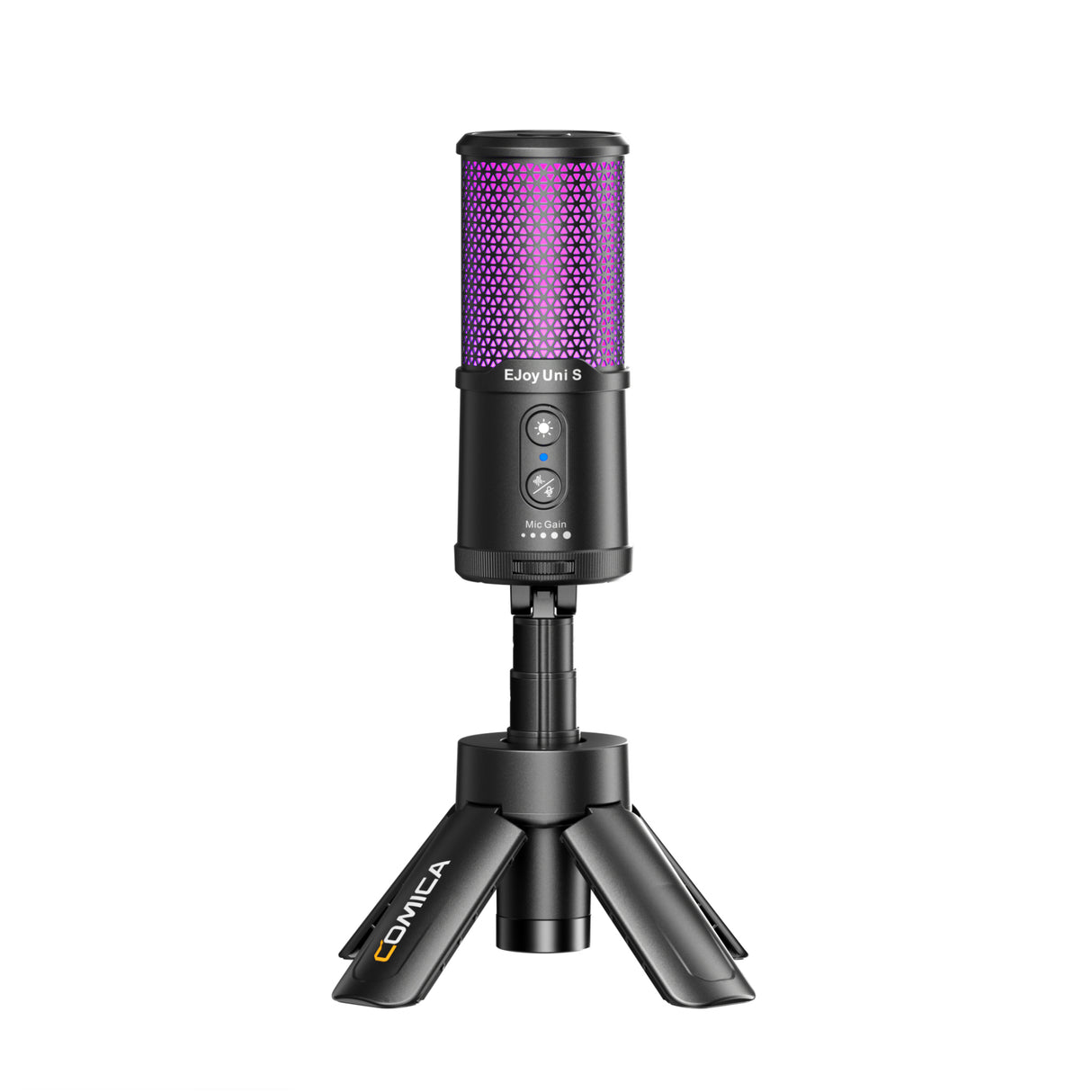 Comica EJoy Uni S RGB Cardioid Condenser USB Microphone