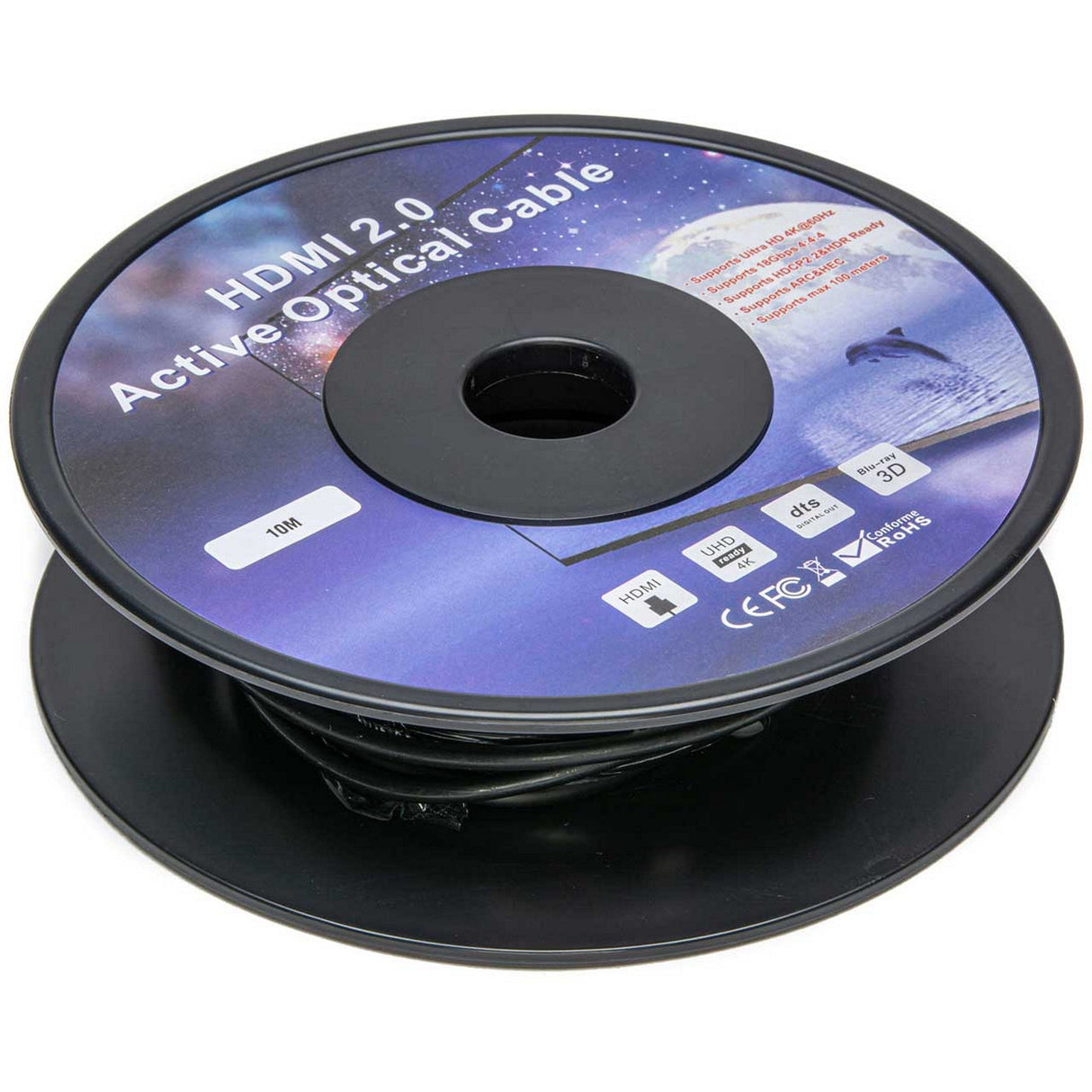 Connectronics AOC-HDMI-030 18Gbps Active Optical Fiber 4K UltraHD HDMI Cable 30 Meter