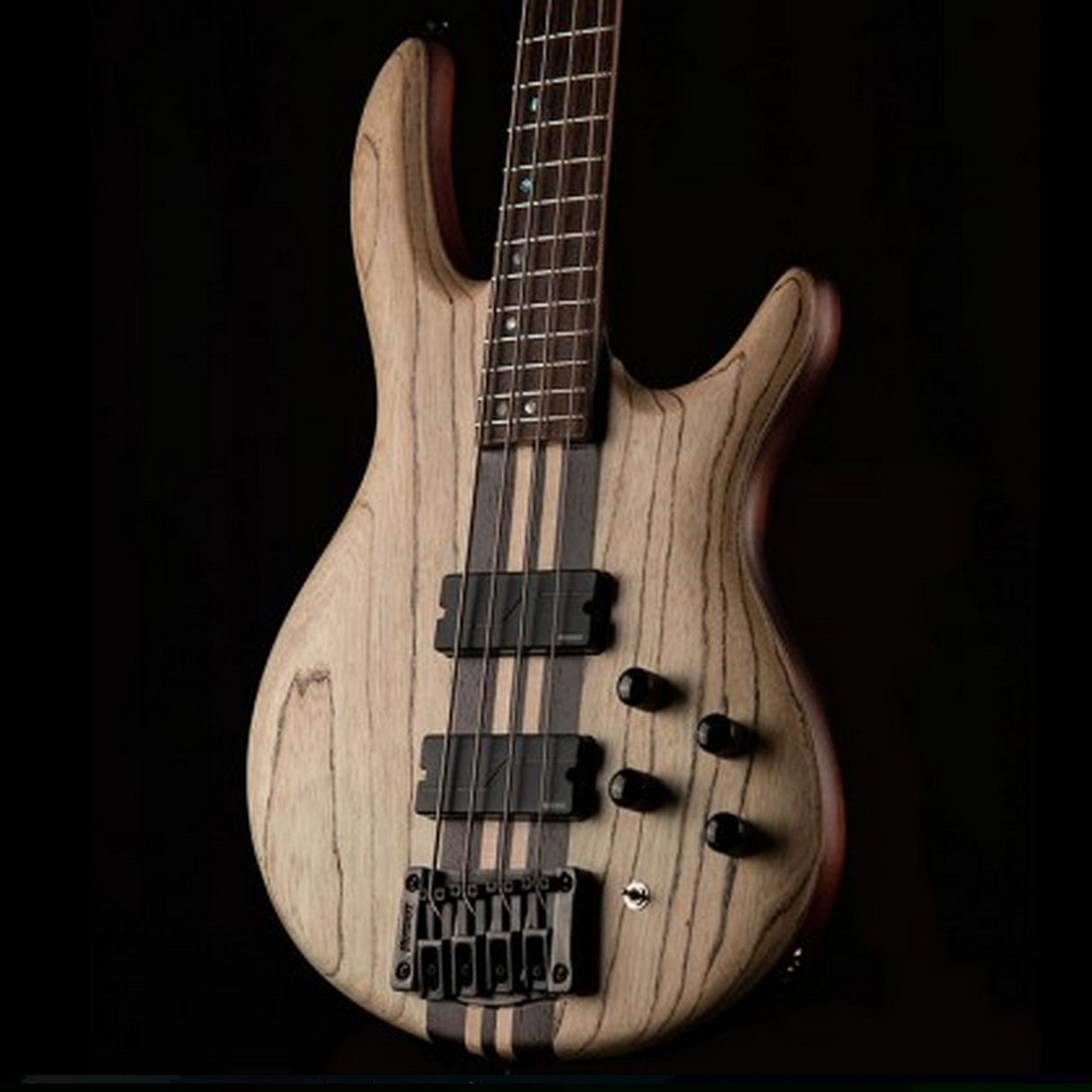 Cort Artisan A4 Ultra Ash 4 String Bass Guitar Natural - guitar