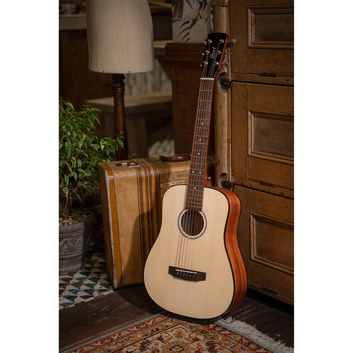 Cort AD Mini Acoustic Guitar Natural - guitar
