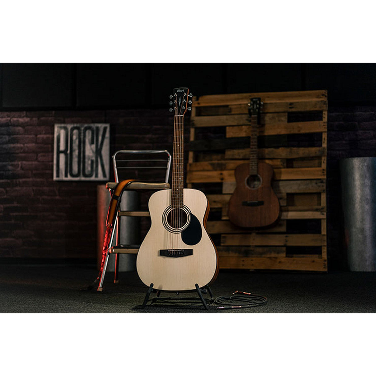 Cort AF510 Concert Acoustic Guitar Natural - guitar