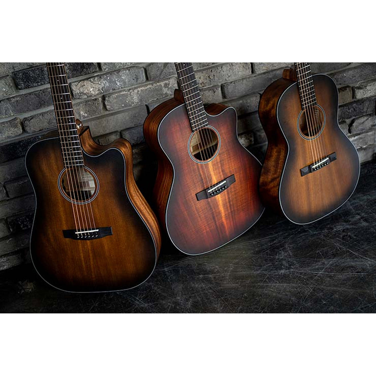 Cort CORE DC Acoustic-Electric Guitar Core Mahogany - guitar