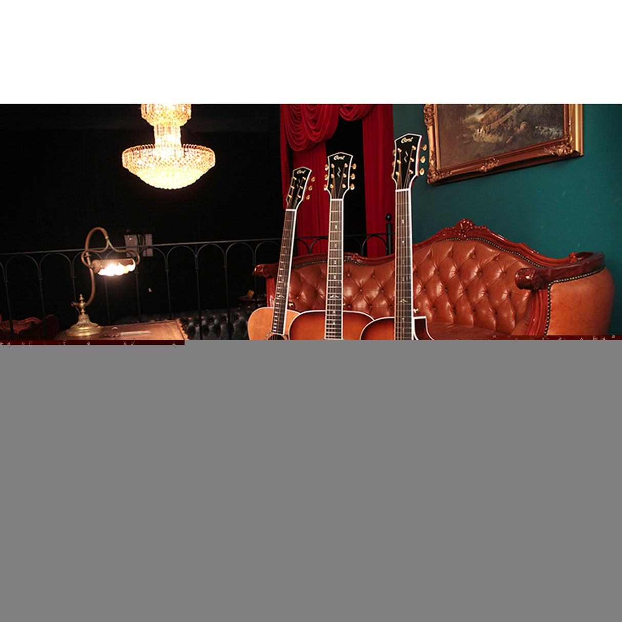 Cort GOLD A8 Acoustic-Electric Guitar Auditorium Light Burst - guitar