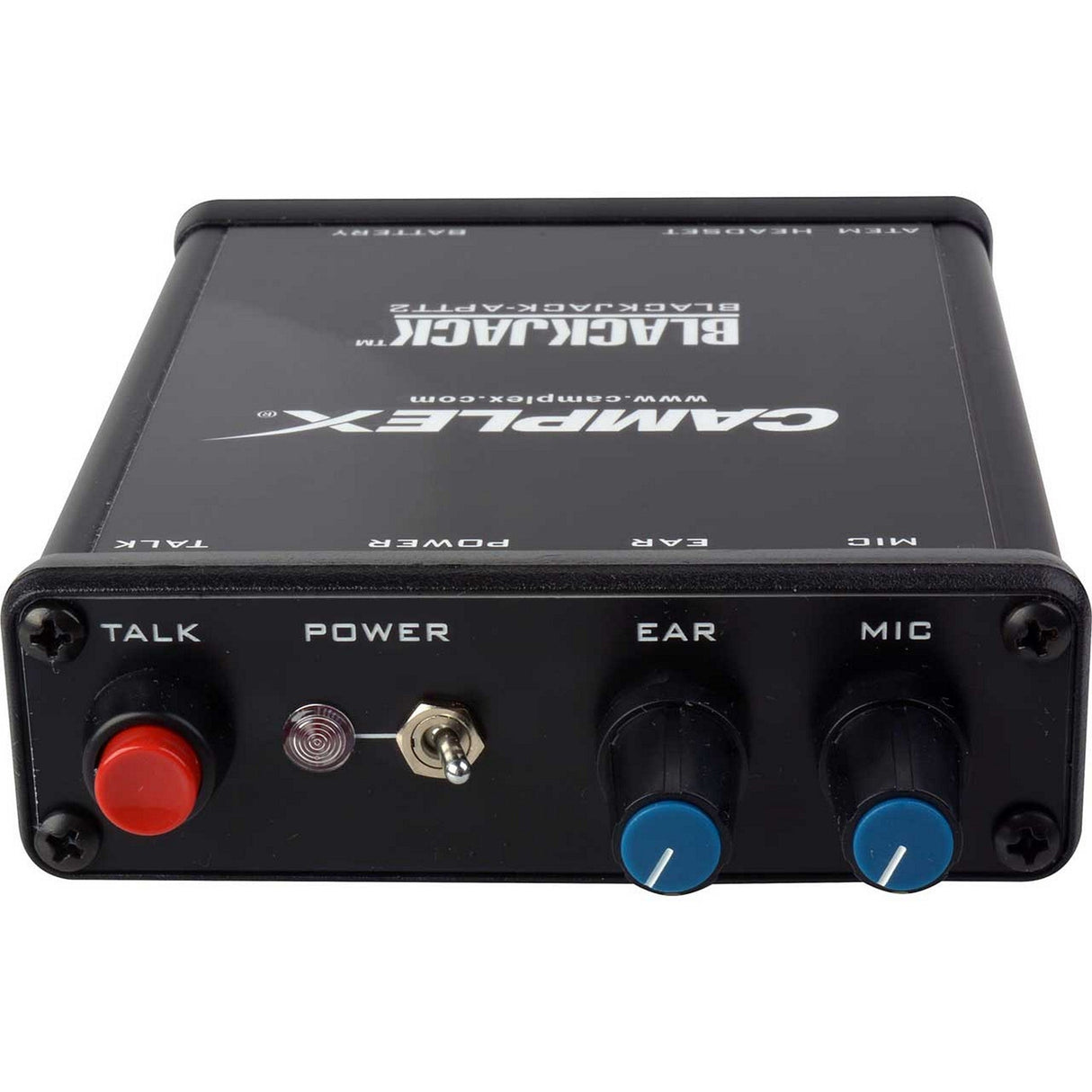 Camplex BLACKJACK-APTT2 Push to Talk Headset Active Adapter for Blackmagic ATEM Camera Converter 4 Pin XLR Male