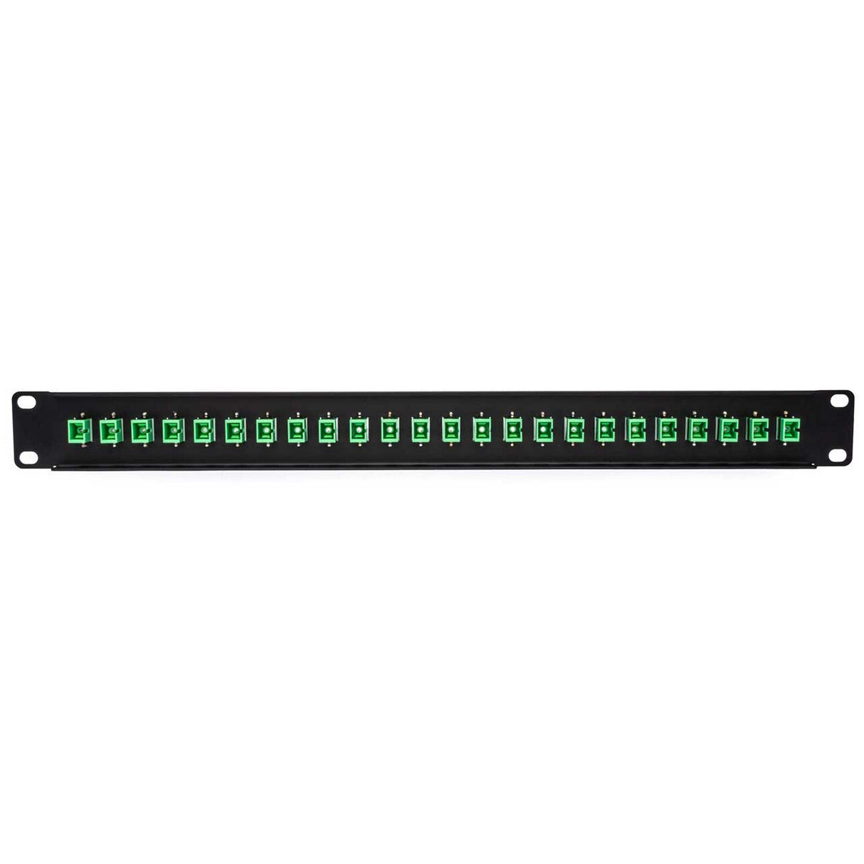 Camplex HF-OPRP-1 1RU 12-Port Simplex Singlemode/Multimode ST Fiber Feedthru Panel