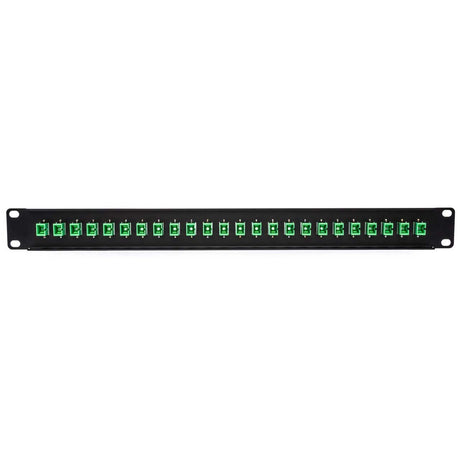 Camplex HF-OPRP-1 1RU 12-Port Simplex Singlemode/Multimode ST Fiber Feedthru Panel