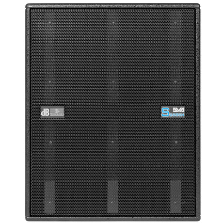 dB Technologies DVA S2585N 2500W 18 + 15-Inch Active Cardioid Compact Subwoofer