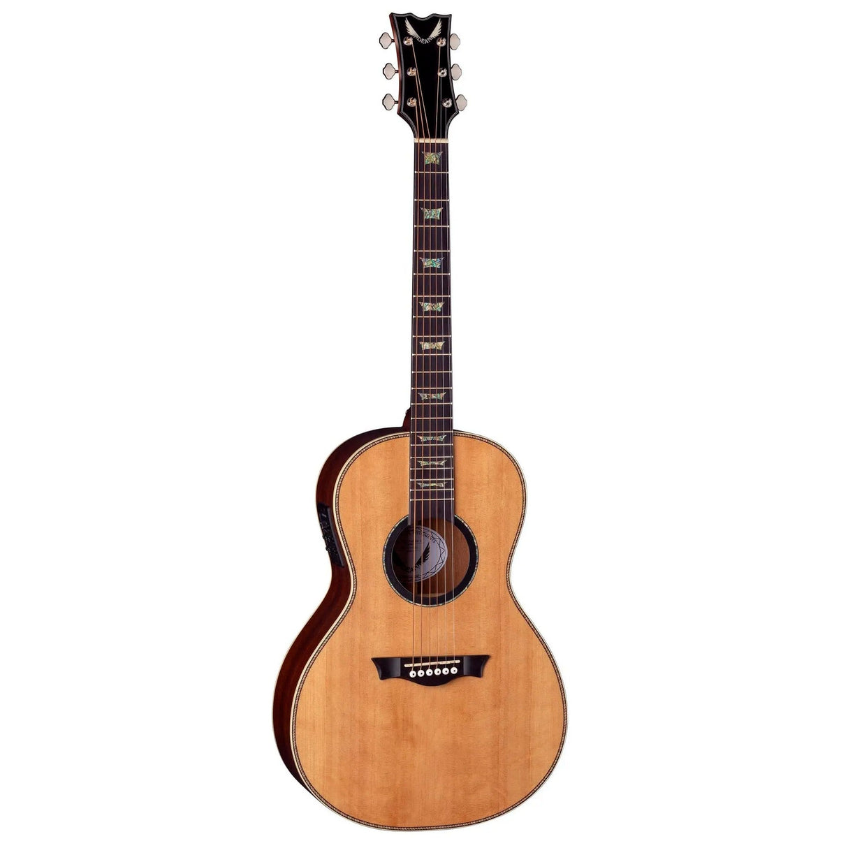 Dean Guitars ST Augustine Elite Parlor Solid Top A/E Mahogany Acoustic/Electric Guitar - guitar