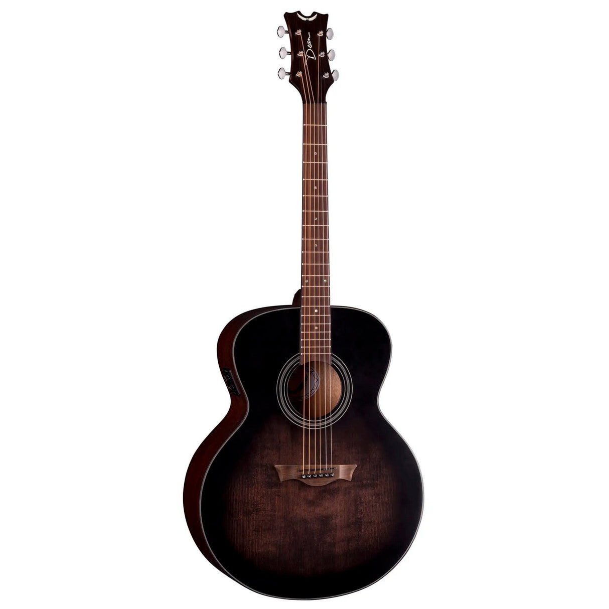 Dean Guitars ST Augustine Jumbo Solid Top A/E Satin Vintage Burst Acoustic/Electric Guitar - guitar