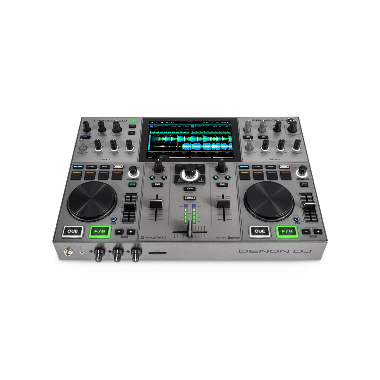Denon DJ Prime GO+ Portable 2‑Deck Standalone DJ Controller