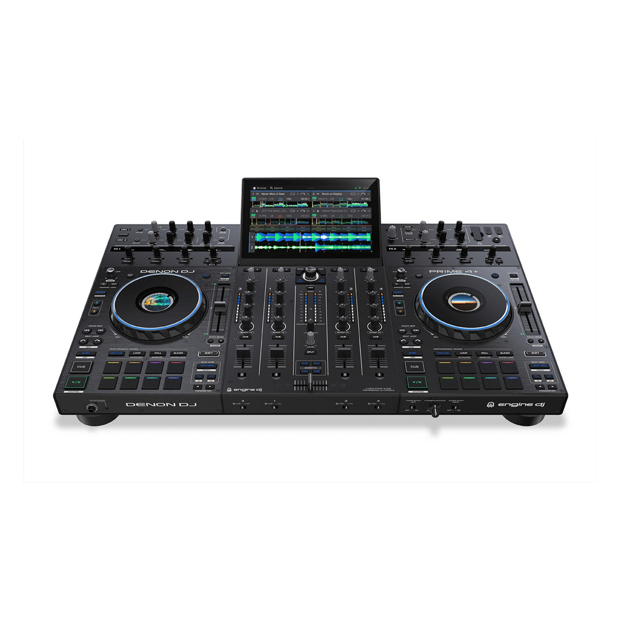 Denon DJ PRIME 4 + 4-Deck Standalone DJ Controller/Mixer System