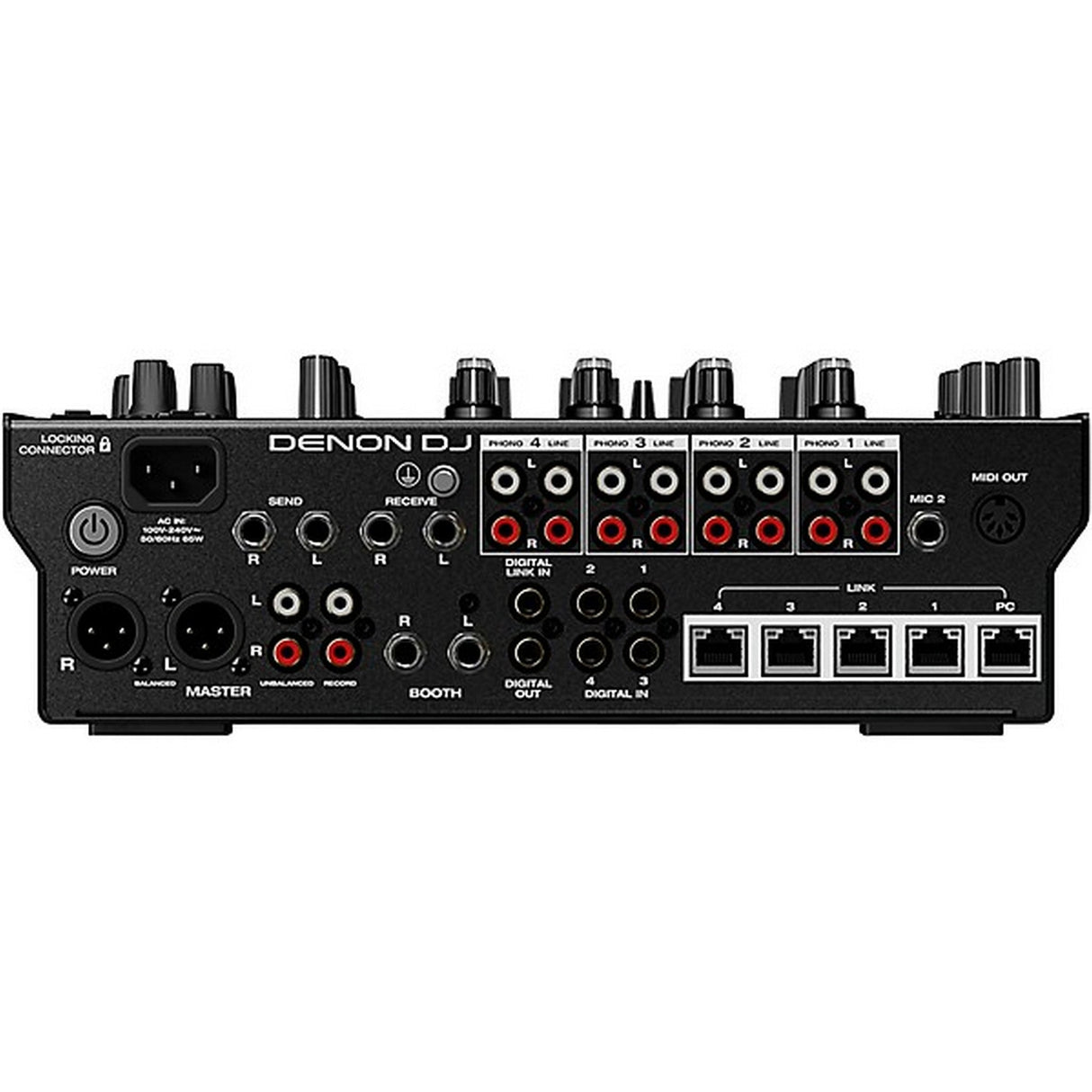 Denon DJ X1850 PRIME Professional 4-Channel DJ Club Mixer