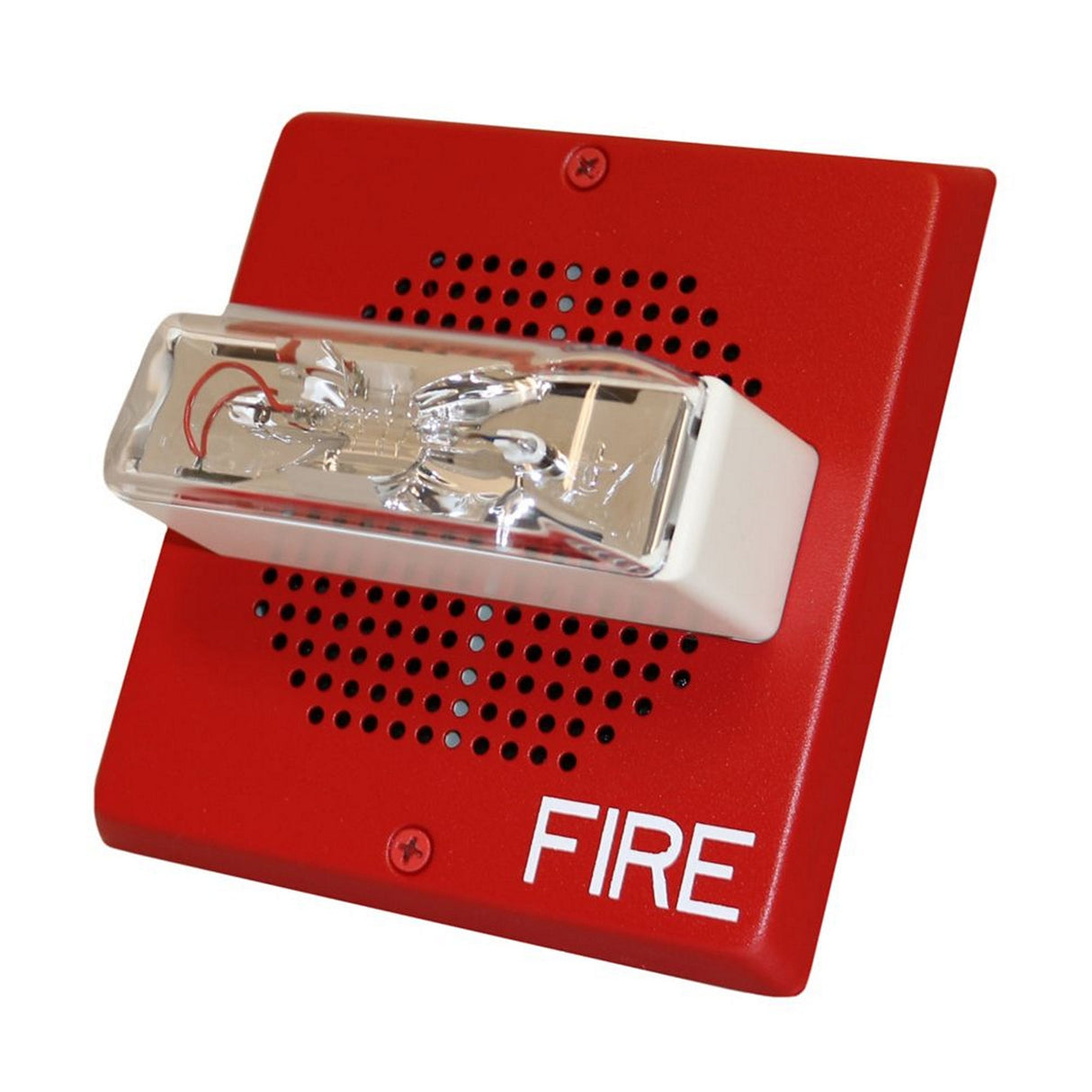 Eaton E70-24MCW-FR E70 Square Wallmount Speaker Strobe 24VDC Red