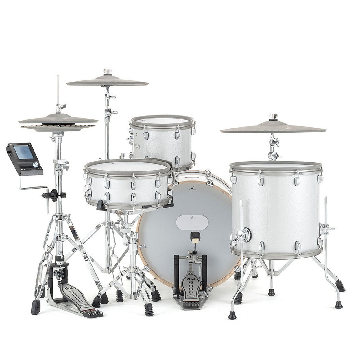 EFNOTE 7 Acoustic Designed Electronic Drum Set White / Sparkle