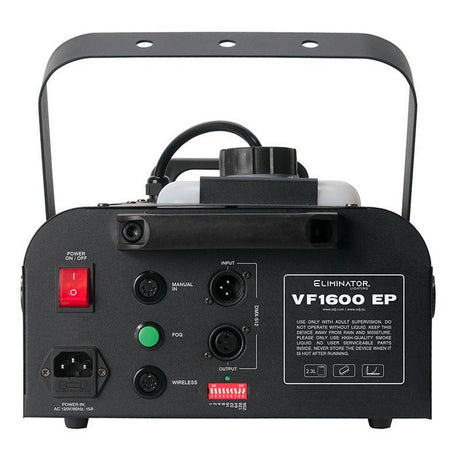 Eliminator Lighting VF1600 EP 1500W Mobile DMX Fog Machine