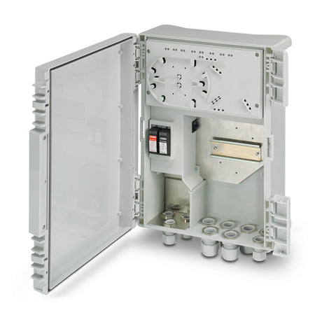 EtherWAN EasyPoE Box Series NEMA-Rated Indoor/Outdoor Enclosure with Integrated PoE Switch 2 Gigabit PoE Ports + 2