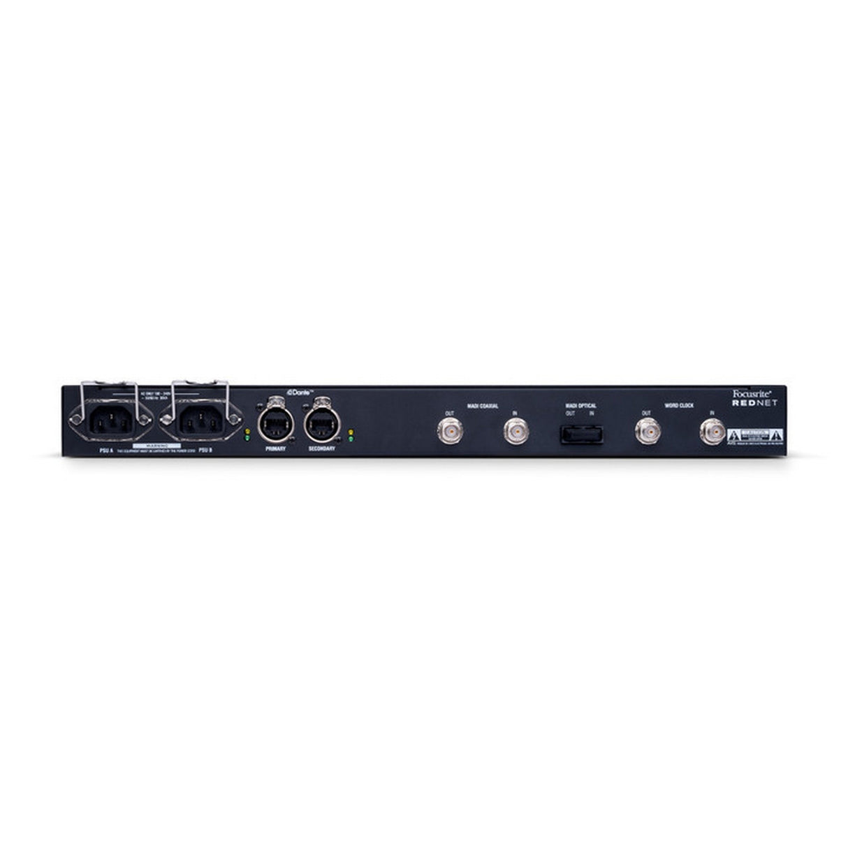 Focusrite RedNet D64R 64-Channel Dante Enabled MADI Bridge, 1RU