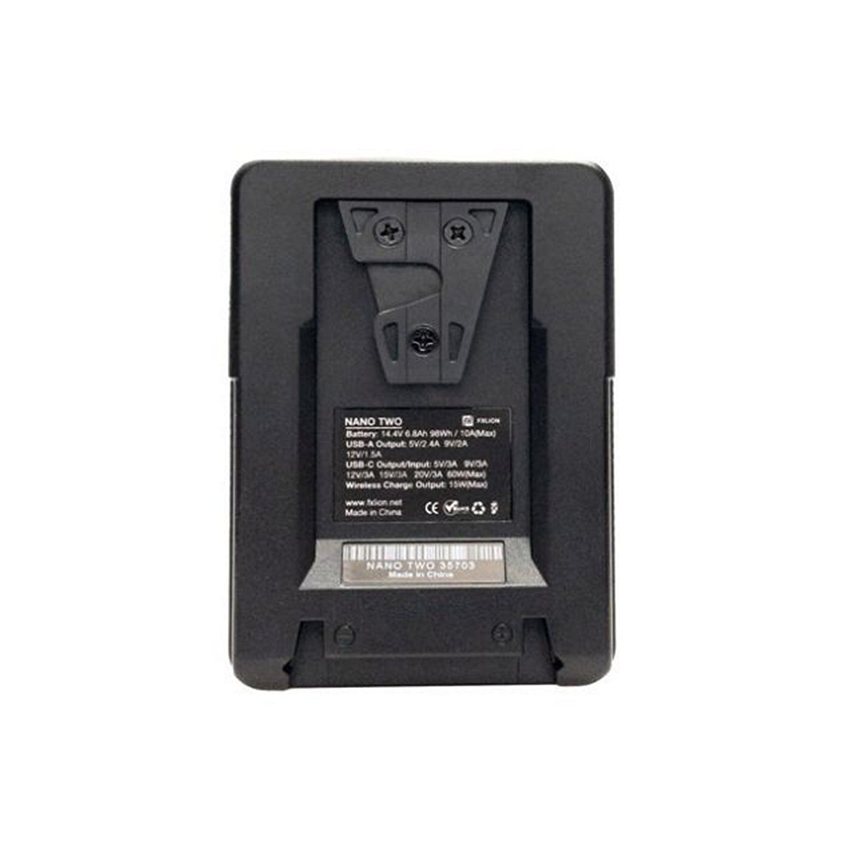 Fxlion NANO TWO 98Wh 14.8V V-Mount Battery with LCD Display