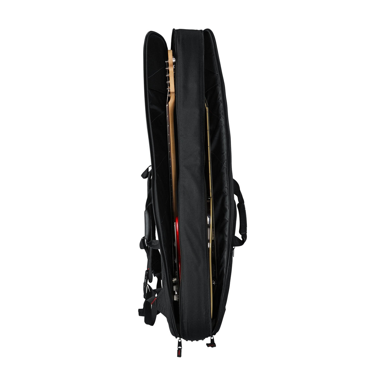 Gator GB-4G-ELECX2 4G Style Gig Bag for 2 Electric Guitars with Adjustable BackPack Straps - accessories