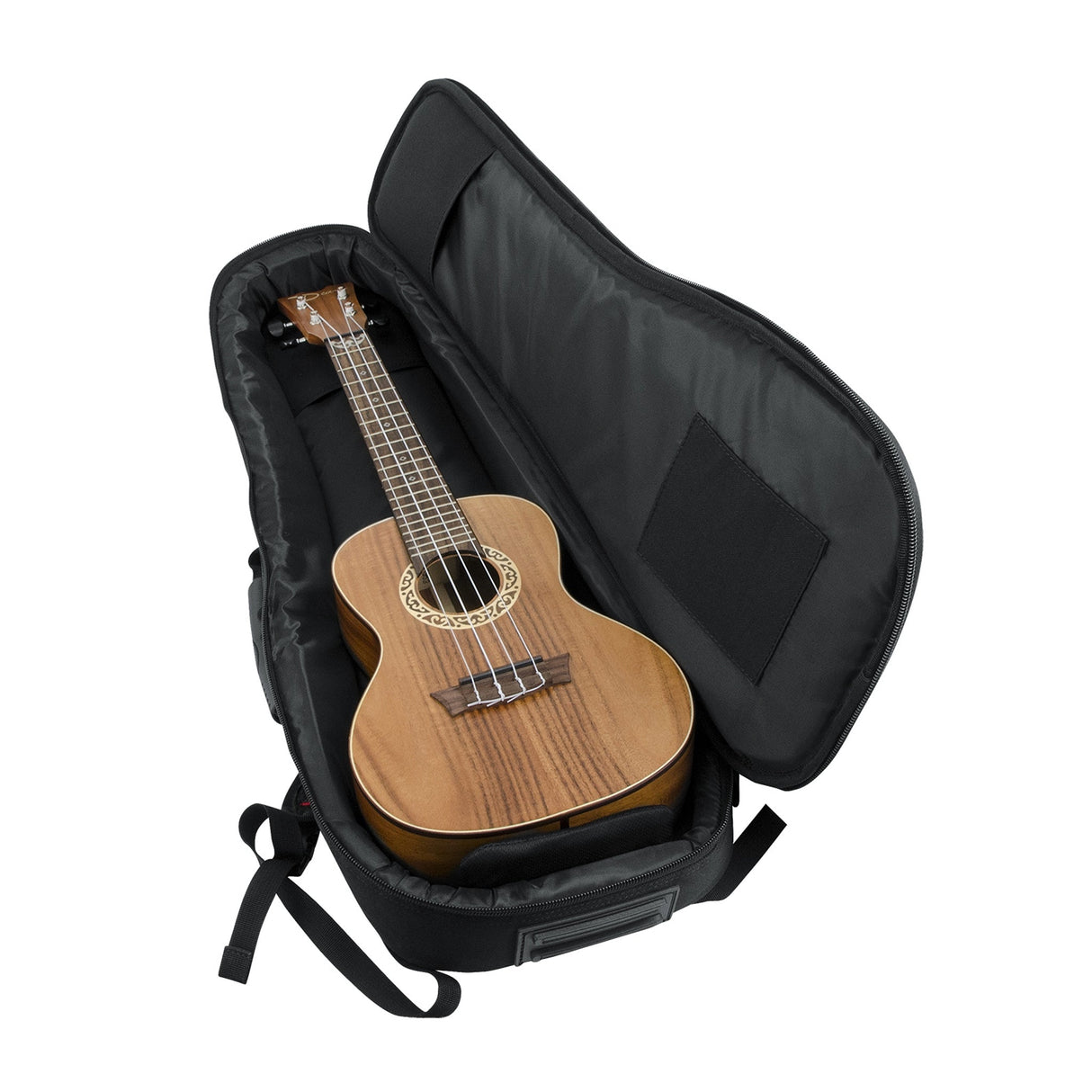 Gator GB-4G-UKE CON 4G Style Gig Bag for Concert Style Ukulele with Adjustable BackPack Straps - accessories