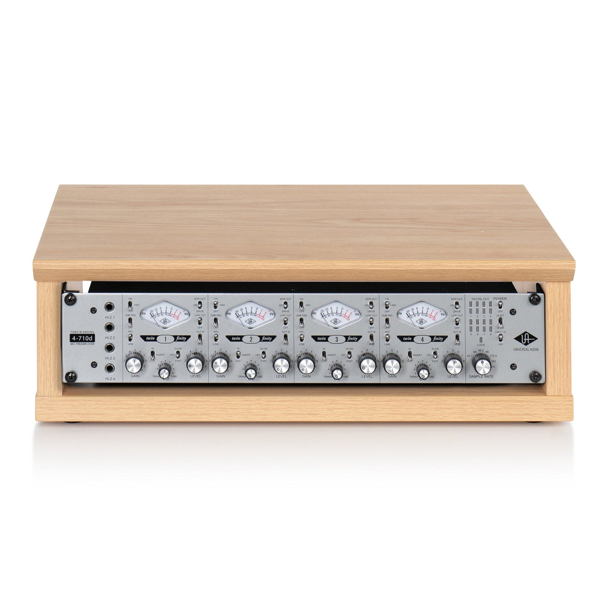 Gator GFW-ELITERK-2U-MPL Elite Series Furniture Desktop 2U Studio Rack Maple