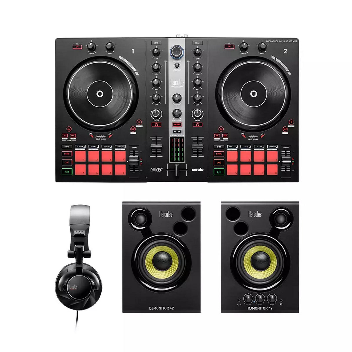 Hercules DJ Essential DJControl Inpulse 300 Controller Kit
