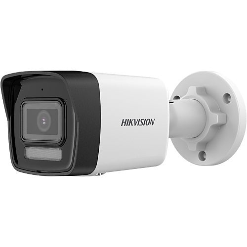 Hikvision DS-2CD1043G2-LIUF Value Series 4MP Smart Hybrid Light Fixed Bullet IP Camera, 4mm Fixed Lens, IP67, White