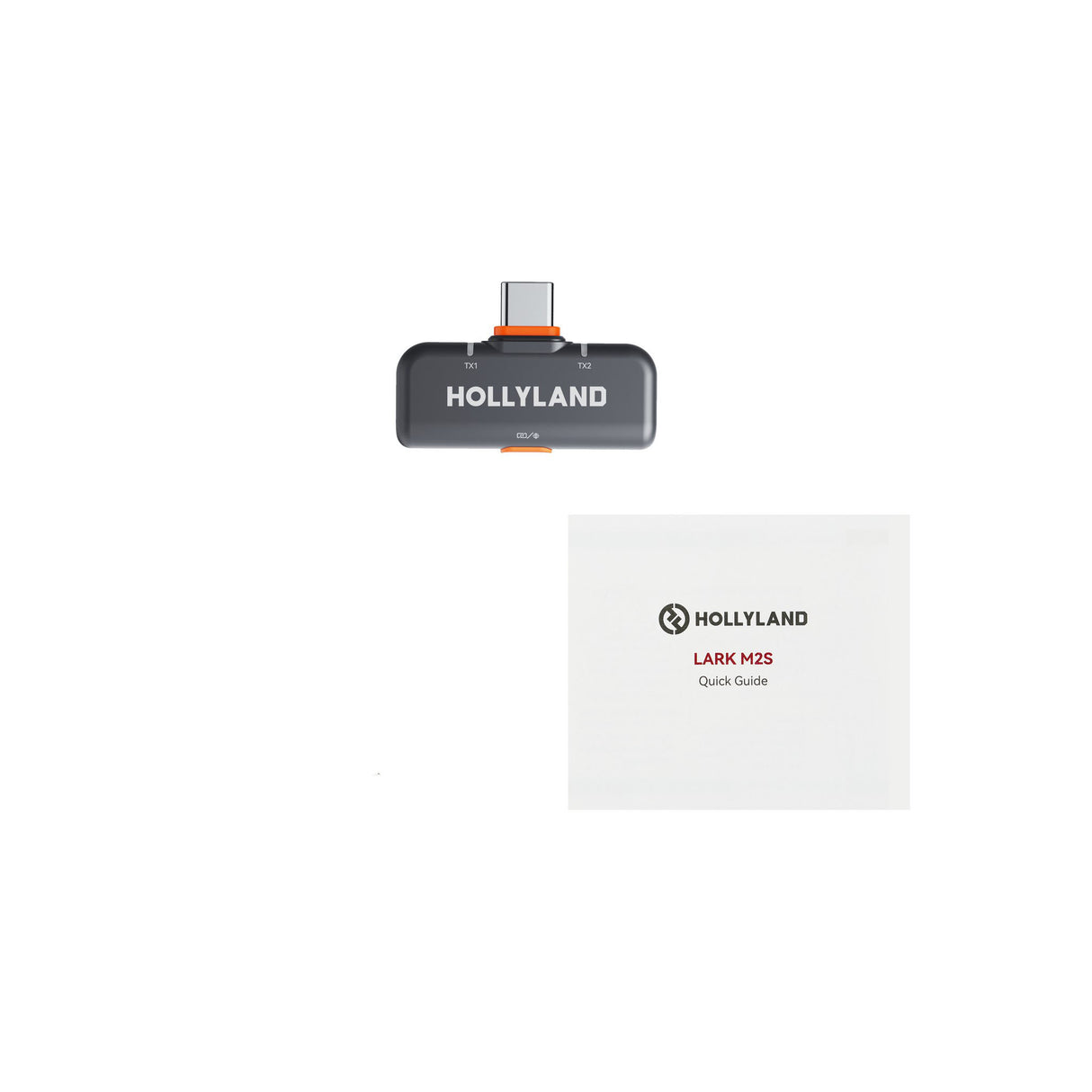 Hollyland LARK M2S USB-C 2.4 GHz Wireless Receiver for Mobile Devices Space Gray