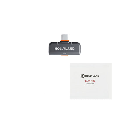 Hollyland LARK M2S USB-C 2.4 GHz Wireless Receiver for Mobile Devices Space Gray