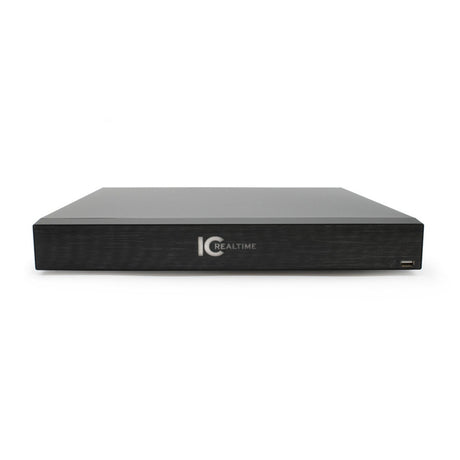 IC Realtime NVR-MX08POE-1U16MP1 8-Channel 1U Network Video Recorder with Integrated 8 Port POE Switch - 4TB