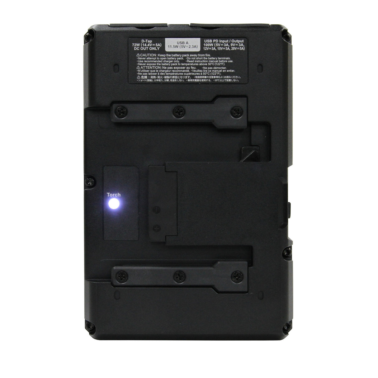 IDX HV-320B 28.8V Li-Ion Camera Battery with 2x D-Tap and USB-PD, B-Mount