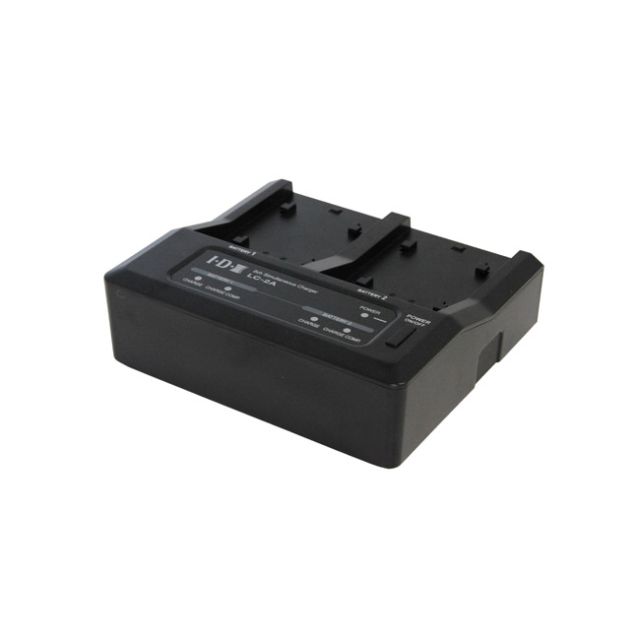 IDX LC-2J Two-Channel Charger for 7.4V Canon, Panasonic and Sony Camera Batteries