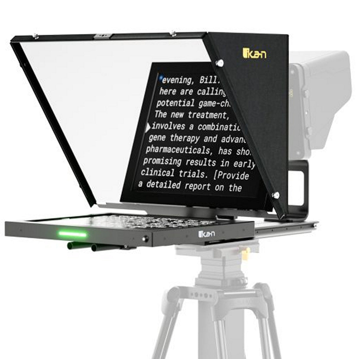 Ikan PT415W-TK 15-inch Teleprompter Tripod Dolly Turnkey System