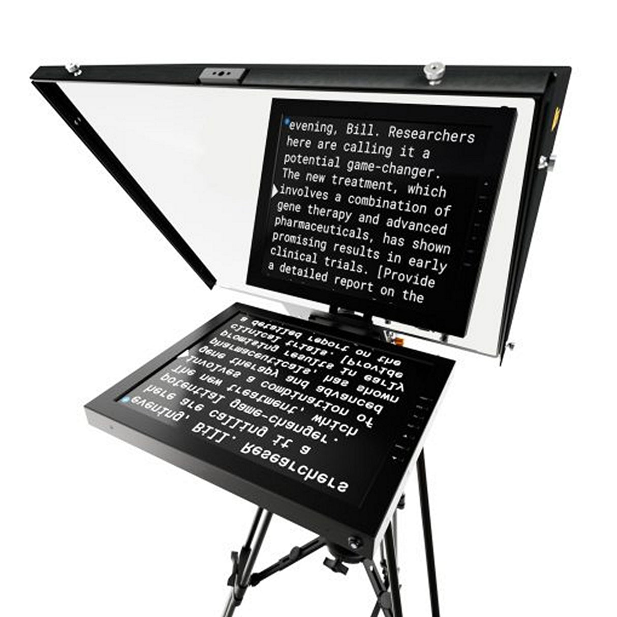 Ikan PT4500-TK-V3 19-inch Widescreen PTZ Teleprompter Pedestal Dolly