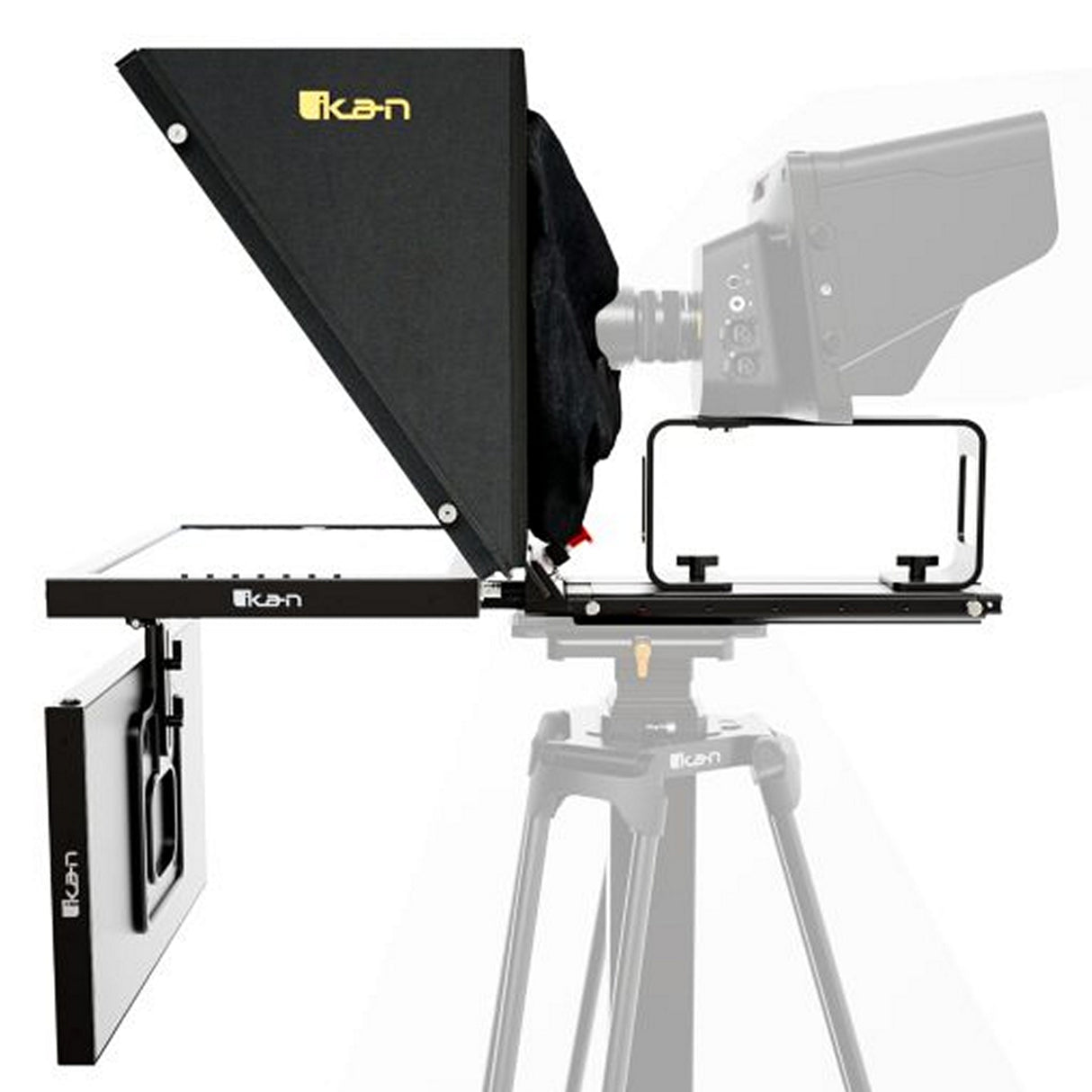 Ikan PT4500-TM-V3 19-inch Widescreen PTZ Teleprompter Tripod Dolly