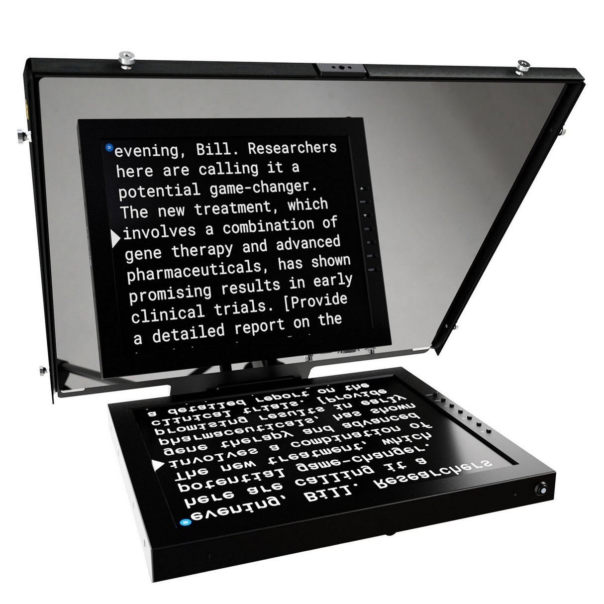 Ikan 15-Inch Teleprompter Pedestal and Dolly Turnkey System