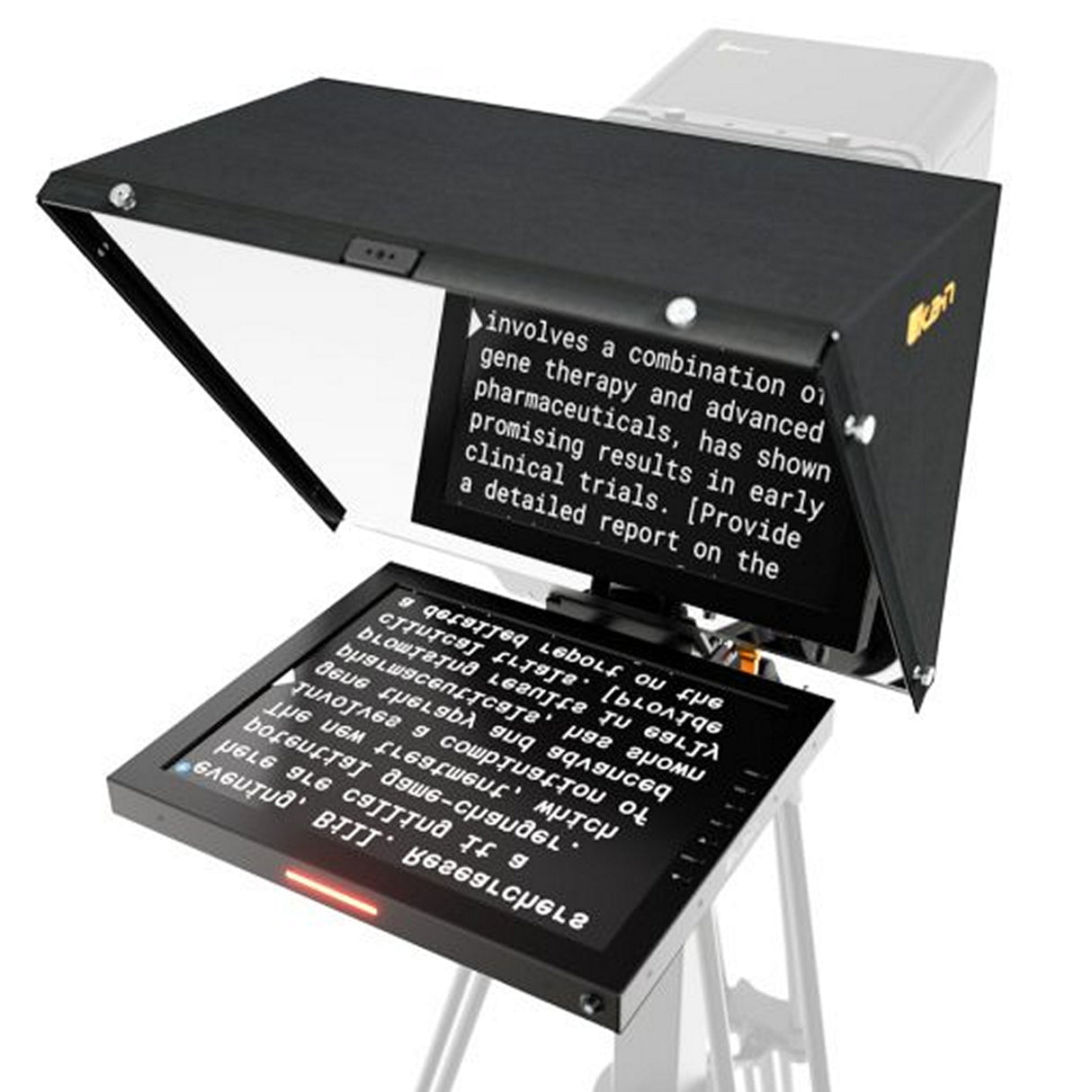 Ikan PT4500S-V3 19-inch PTZ SDI Teleprompter Tripod Dolly