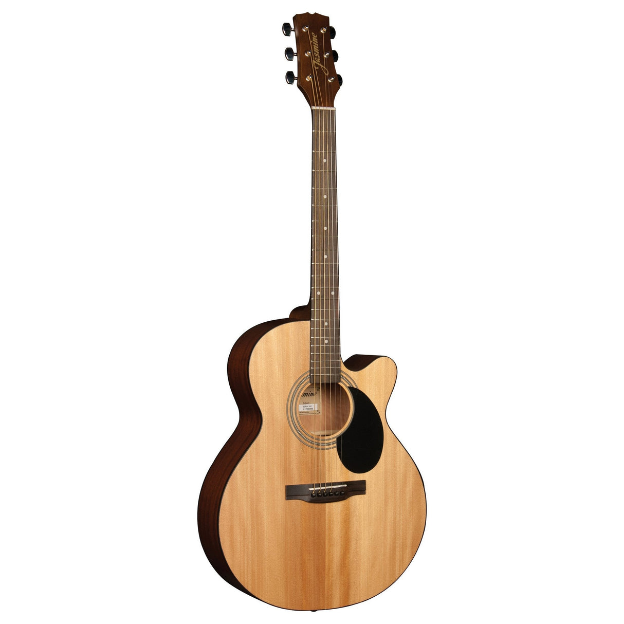 Jasmine S34C Orchestra Style Acoustic Guitar, Natural Finish