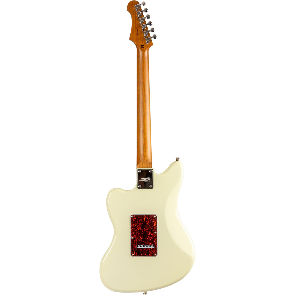 Jet Guitars JJ-300 P90 OW Electric Guitar, Olympic White Finish