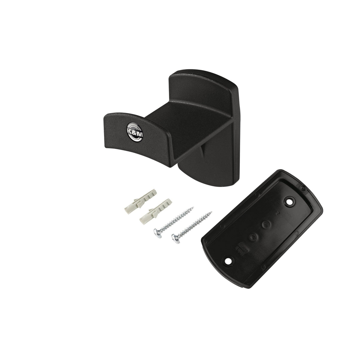 K&M 16312 Curved Support Headphone Wall Holder