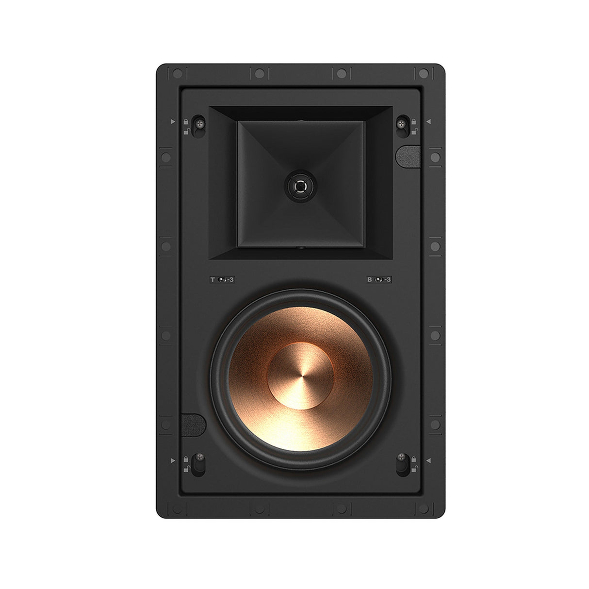 Klipsch PRO-16-RW Reference Premiere Series 6.5-Inch In-Wall Speaker, Single Unit, White