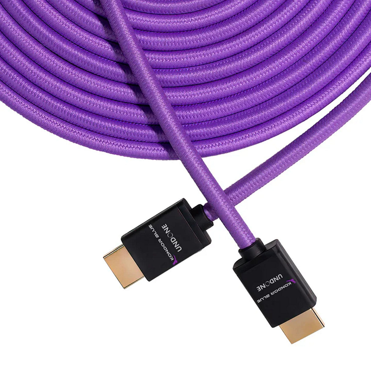 Kondor Blue 4K 30HZ Gerald Undone 15 FT Full HDMI Cable Purple