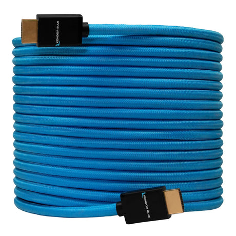Kondor Blue HDMI 4K 30Hz Braided Blue Cable, 25-Feet