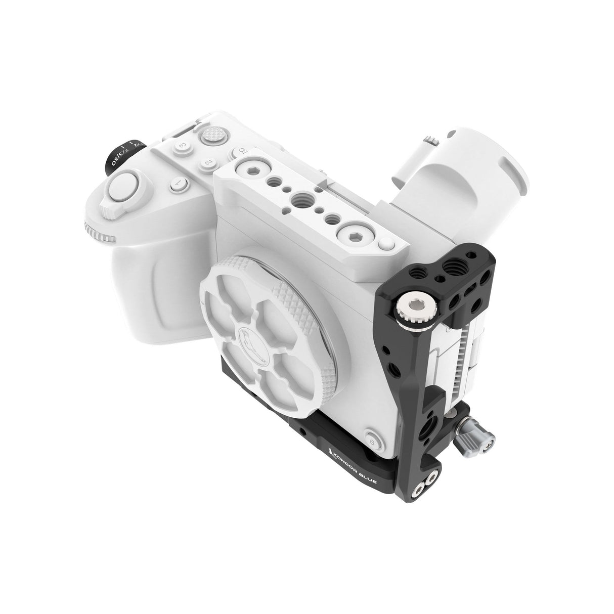 Kondor Blue Hybrid Camera Cage for Sony FX2, Raven Black
