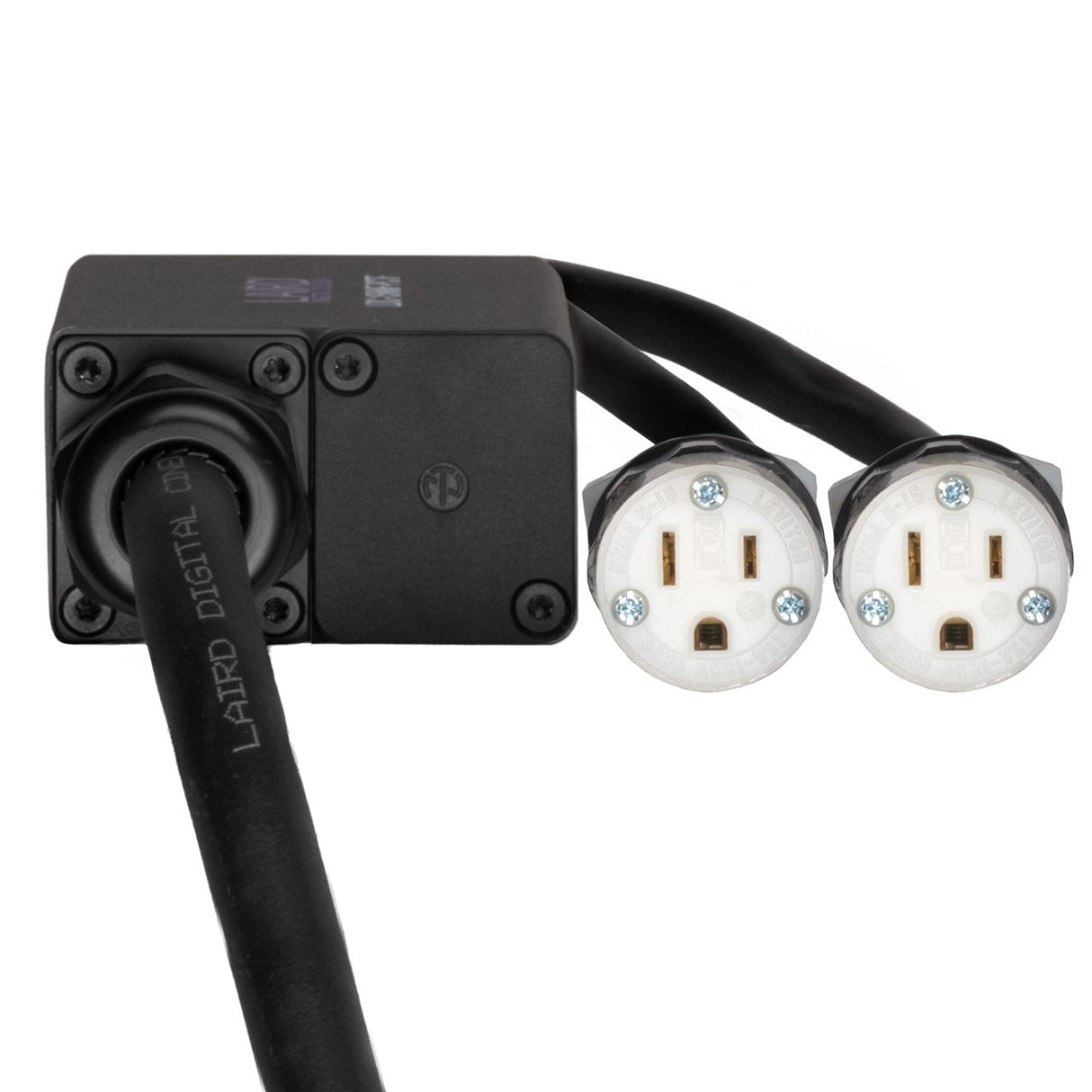 Laird LDC-15NM-15NF2 Edison Power Distribution Splitter Cable