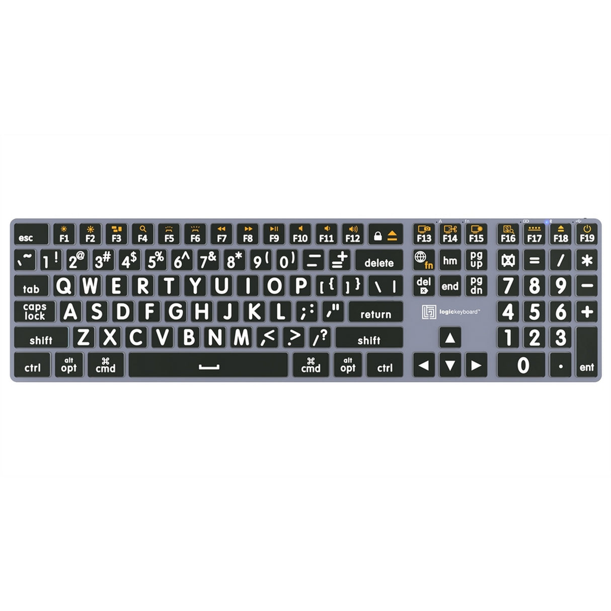 Logickeyboard Mac TITAN Large Print Slimline Keyboard