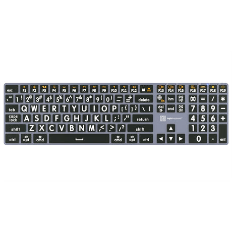 Logickeyboard Mac TITAN Large Print Slimline Keyboard