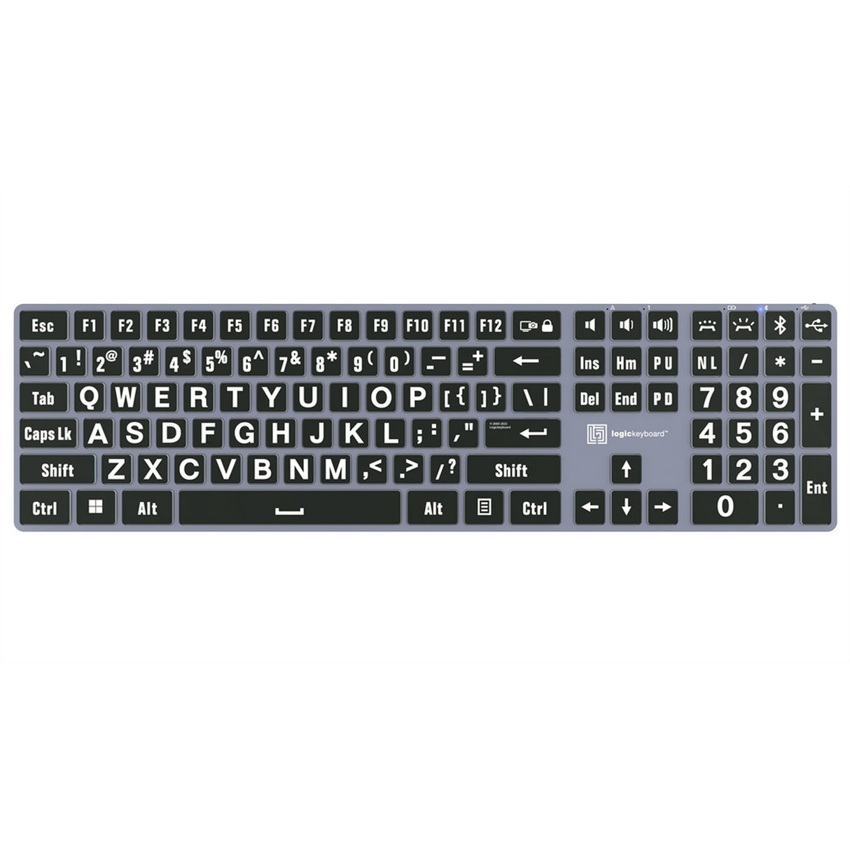 Logickeyboard Windows TITAN Large Print Slimline Keyboard